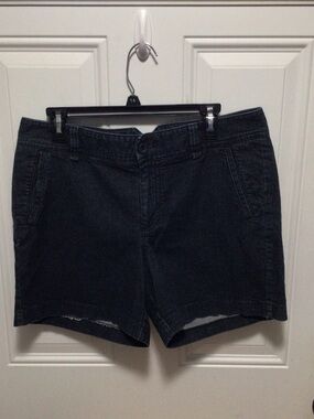 Dockers Women's Dark Wash Denim-Style Casual Shorts